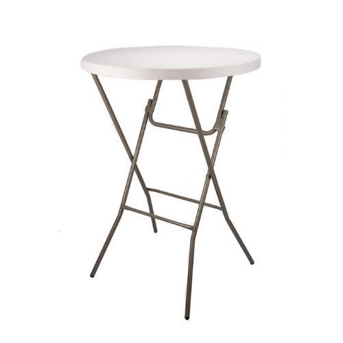 Multipurpose Round Folding Table - Console, Decor, Bar, Cocktail