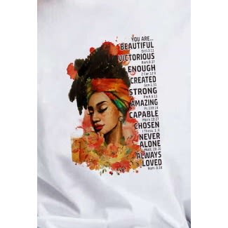 You Are Beautiful Affirmation Top