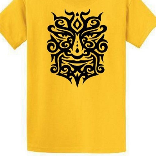Cluestrav Print  Yellow T-shirt