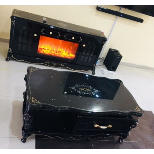 Set Of Royal Fireworks Television Shelve And Center Table