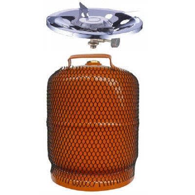 Gas Cylinder Plus Burner - 3kg - Orange