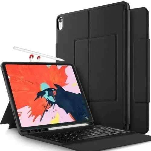 Stand Cover Case With Wireless Keyboard For iPad Pro 11 2018 -