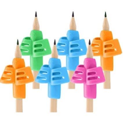 12pcs Silicone Kids Handwriting Aid Pencil Grip