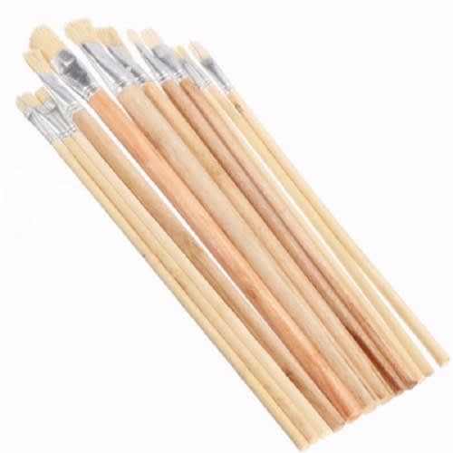12 Pcs Artistic Watercolor/acrylics Oil Painting Brushes