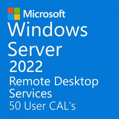 Windows Server 2022 Remote Desktop Services (rds) – 50 User Cal