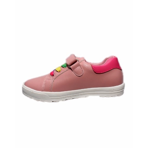 Girls Side Stripe Sneakers - Pink