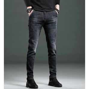Non Faded Smart Stock Jeans For Men