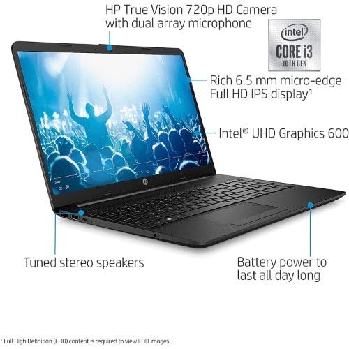 15-dw1314nia - Intel Core™i3-10110u - 12GB - 1TB HDD -  Touchscreen -Wins 10+ Free Bag