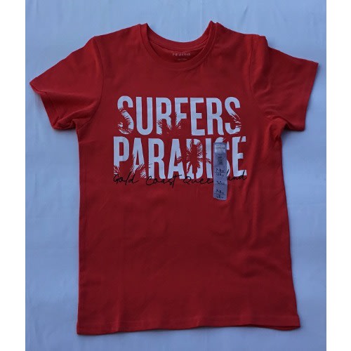 Surfers Paradise T Shirt- Red