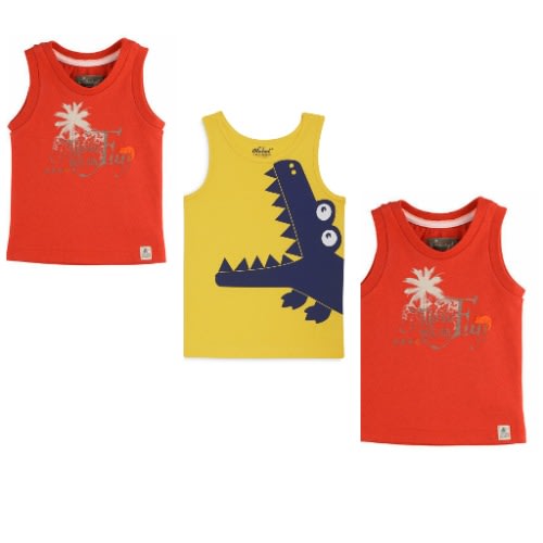 Baby Boy Vests - Set Of 3