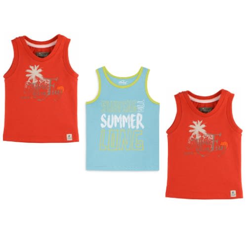Baby Boy Vests - Set Of 3