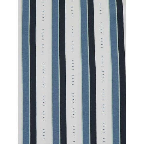 Boy's Blue Vertical Stripe T-shirt