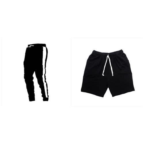 Set Of Joggers And Beach Shorts