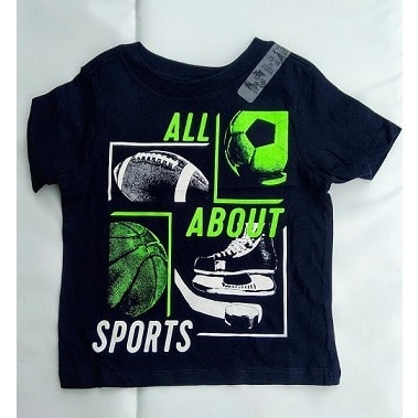 Boy's  Sport's Design T-shirt
