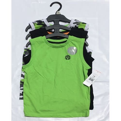 3 Pack Coralup Boys Tank Tops
