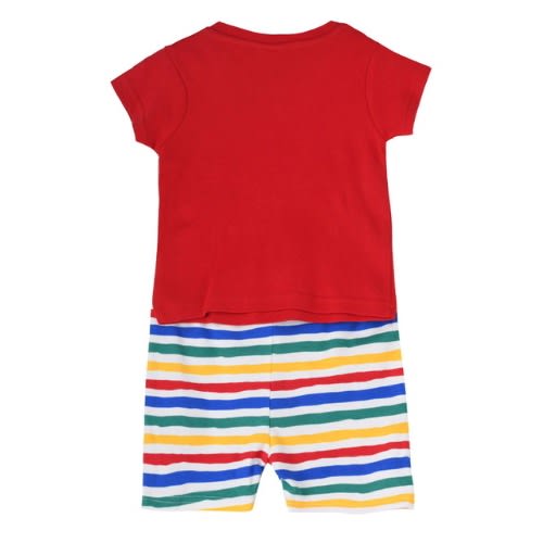 Safari Animals Bright Stripe 2pcs Set