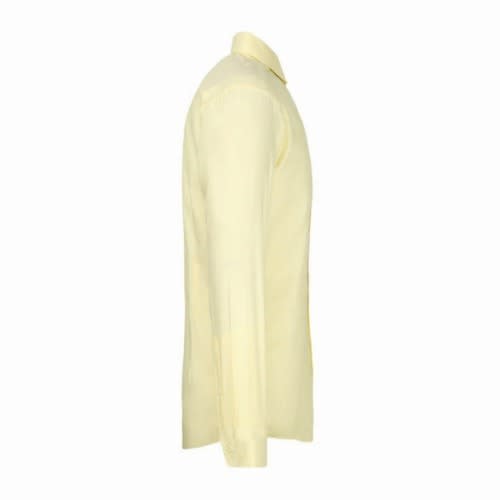 Men's Formal Dress Shirt  - Light Yellow