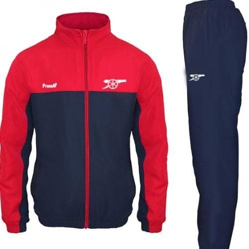 Red And Navy Blue Gunners Unisex Custom Made Tracksuit