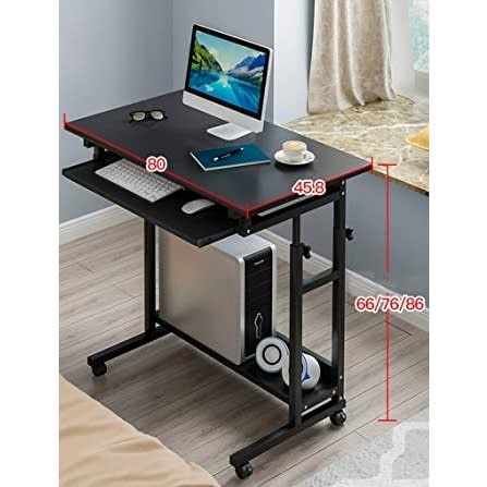 Computer - Laptop Table With Keyboard Drawer - Black