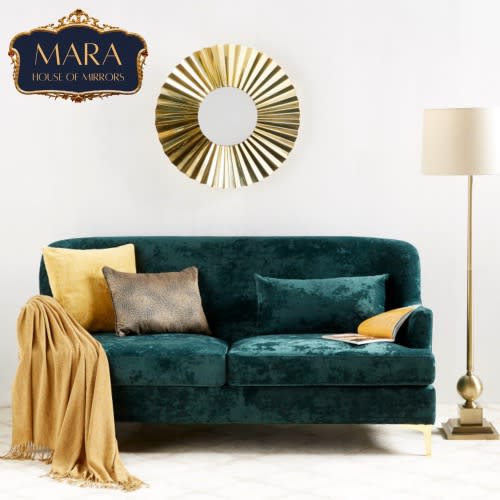 Mirror - Gold Crinkle Frame