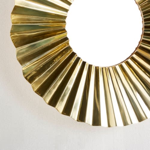 Mirror - Gold Crinkle Frame