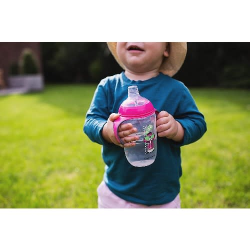 Soft Sprout Baby Trainer Sippy Cup - Pink - 300ml