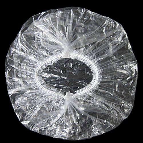 Hair Processing Clear Shower Caps - 100 Pieces