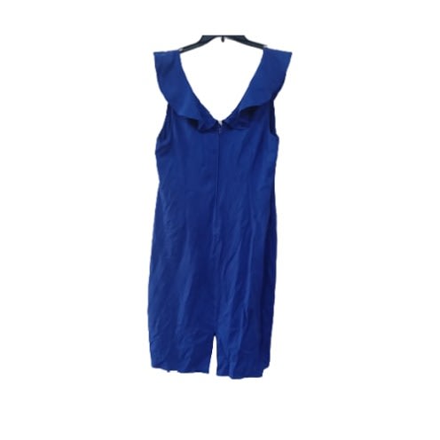 Off Neck Dress - Royal Blue