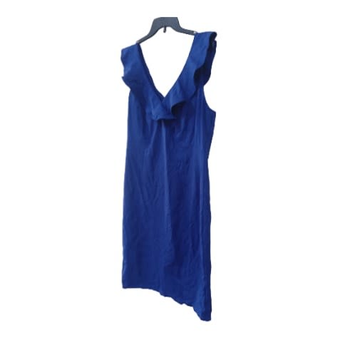 Off Neck Dress - Royal Blue