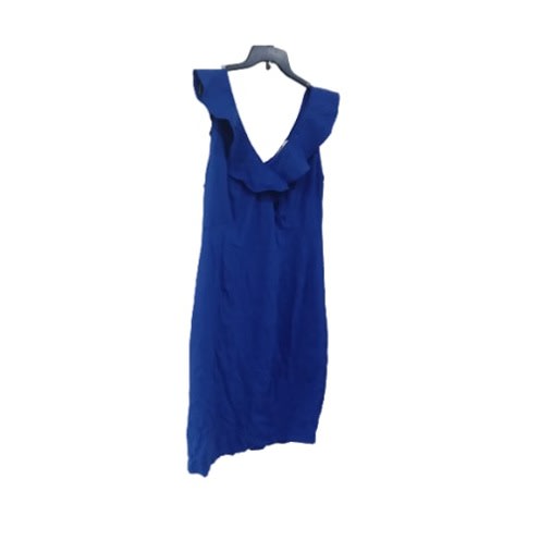 Off Neck Dress - Royal Blue
