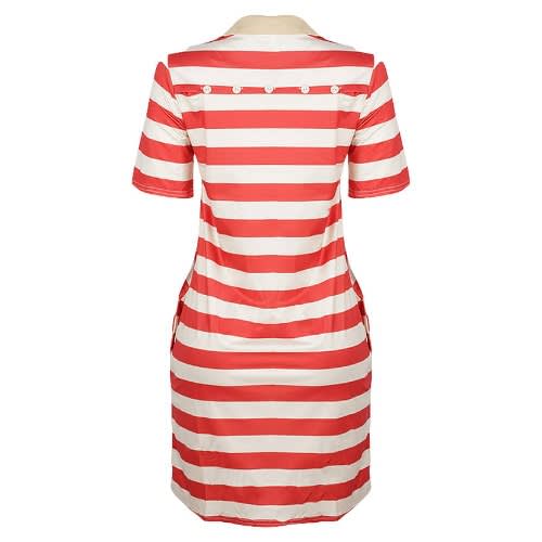 Striped Shirt Dress