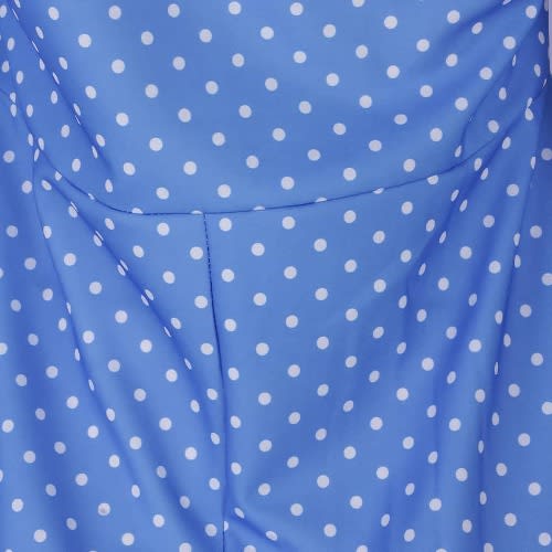 Dotted Dress-Blue