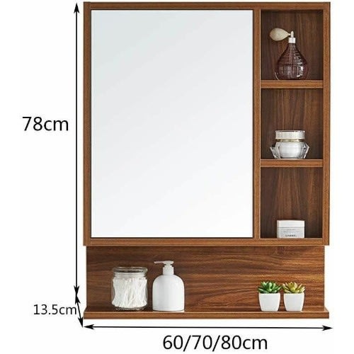 Wall Mounted Mirror With Storage