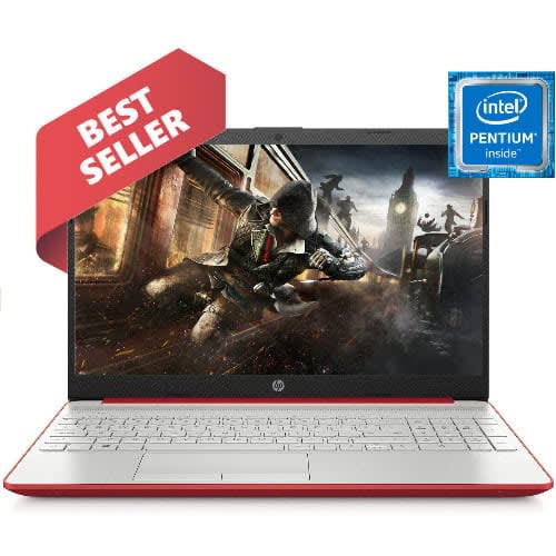 HP Notebook 15.6 - Intel Pentium - 4GB RAM - 128GB SSD -Win 10