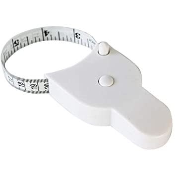 Accurate Automatic Retractable Body Measuring Tape - White