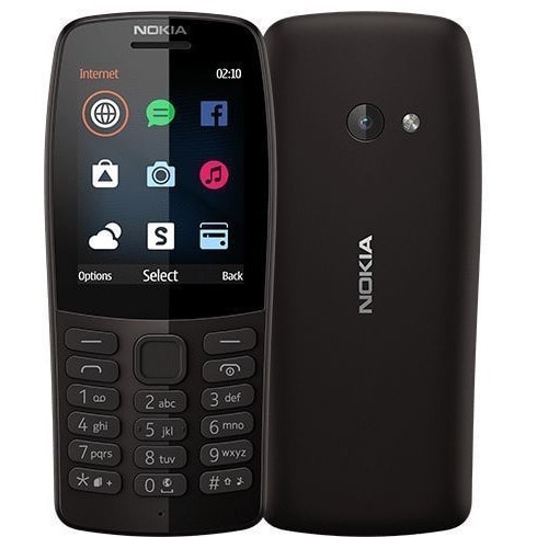 210 - Dual Sim, Opera Mini, Camera, Torch, 1020mAh, Fm Phone - Black