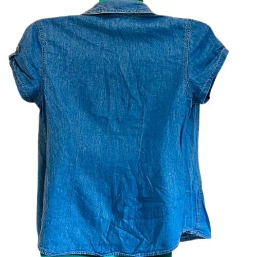 Short Sleeved Denim Shirt
