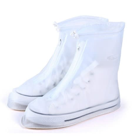 Reusable Non-slip Waterproof Shoe Cover - Transparent
