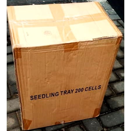 Seedling Tray - 200 Holes Or Cells - 1 Carton - 100 Pieces