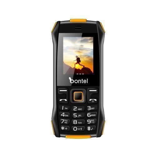 L400 Feature Phone With Big Torch Light - Cloud & 1,000mAh Battery - Black