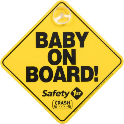 Baby On Board Safety Sign