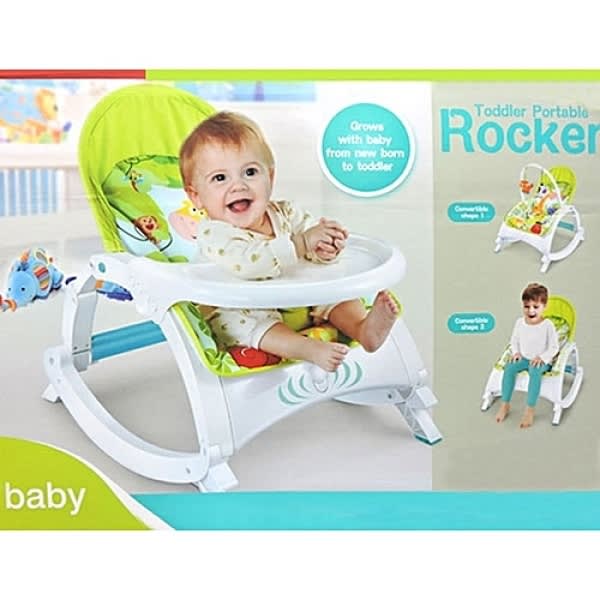 Baby Infant To Toddler 3 In 1 Rocker With Table Top