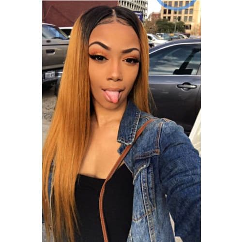 Beautiful Slay Wig - Gold And Black