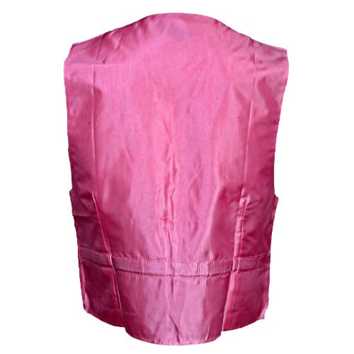 Premium Plain Waistcoat - Pink - MWC-1430