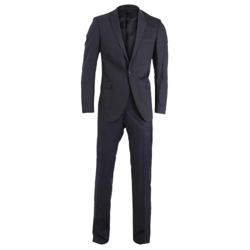 Men's Suit - One Button - Black- MS-3504