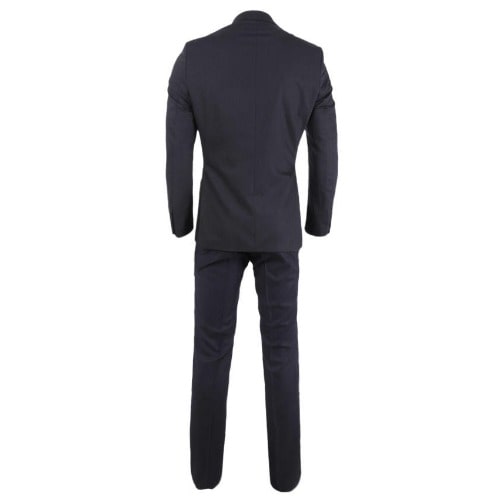 Men's Suit - One Button - Black- MS-3504
