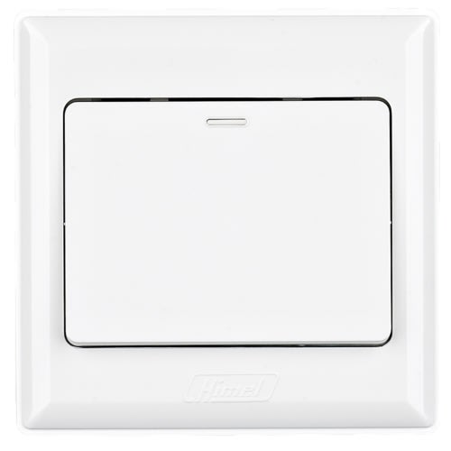 Himel Switch- Advanced Series- 10 Ax- 250V -1 Gang- 2-way- HWDA1S2- White