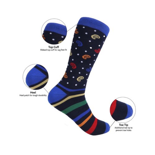 Marino Savvy Sharp 12 Pack Men Socks -Pack 317