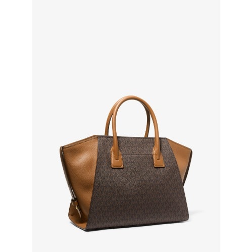 Avril Large Logo Top-zip Satchel