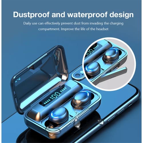 F9 Tws Earbud With Power Bank Function